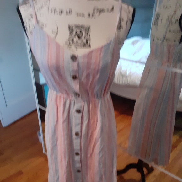 Streetwear society cotton striped dress - Picture 2 of 4